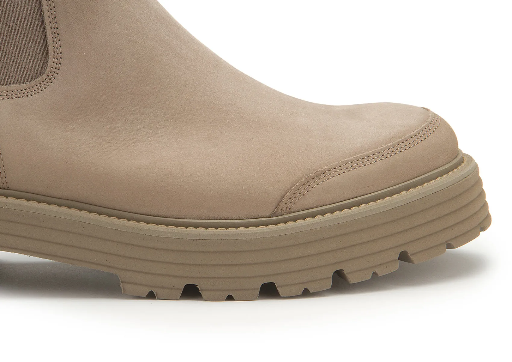 Stiefeletten|Kennel Schmenger Kennel & Schmenger Chelsea Boot in Übergrößen Beige
