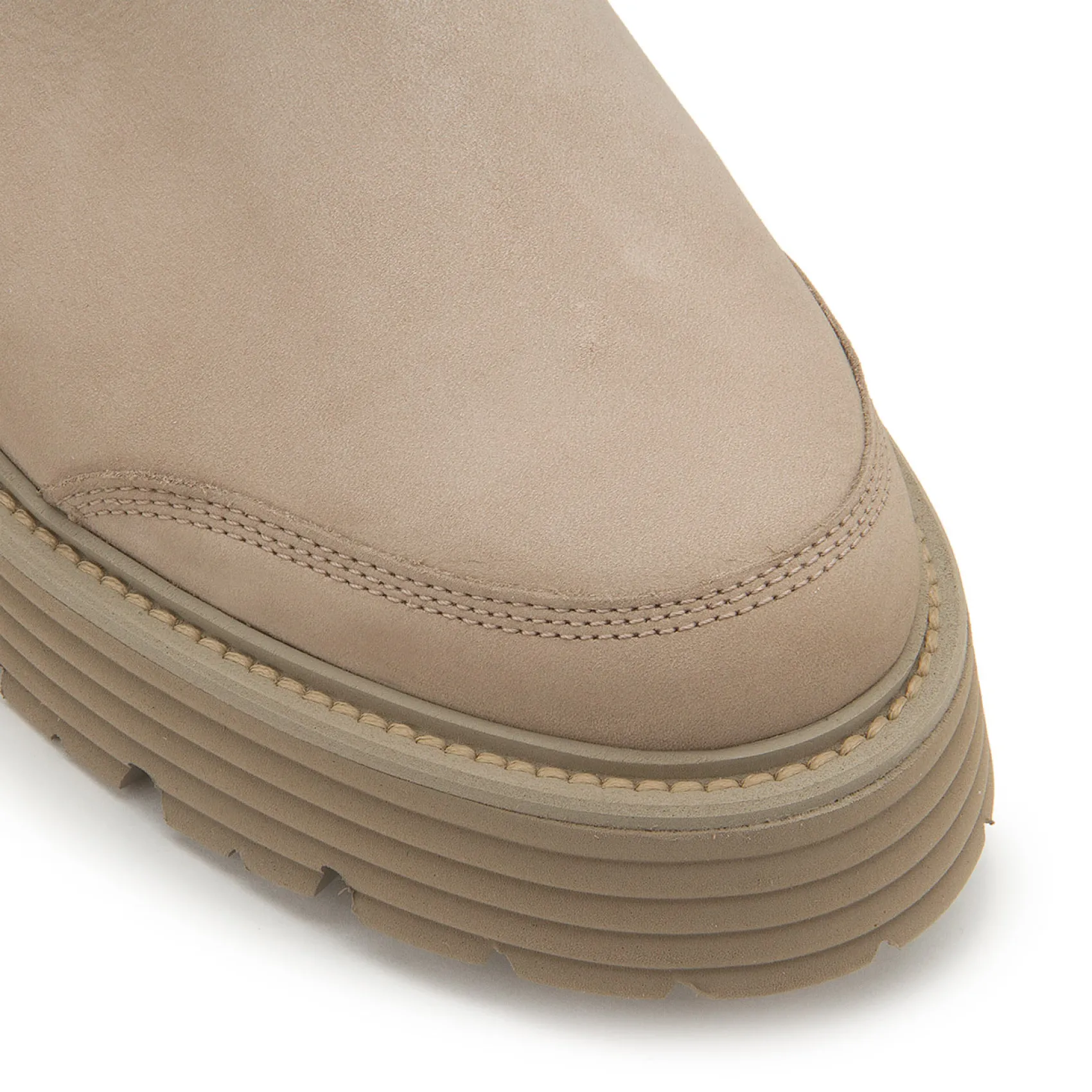 Stiefeletten|Kennel Schmenger Kennel & Schmenger Chelsea Boot in Übergrößen Beige