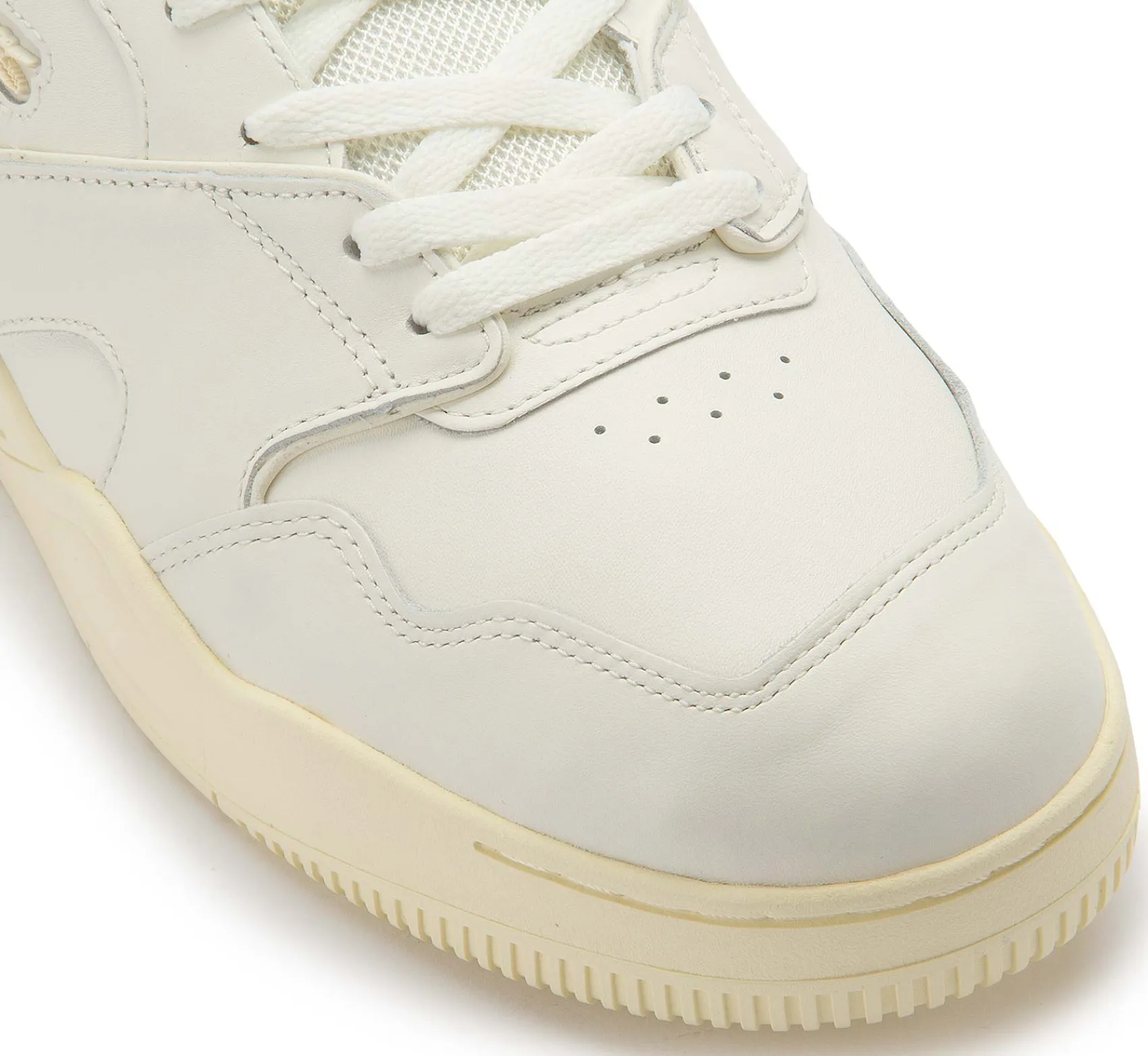 Sneaker|Schnürschuhe|Lacoste Sneaker in Übergrößen Weiß
