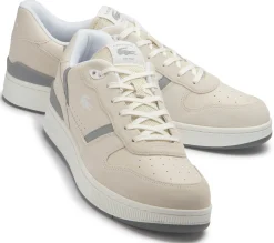 Sneaker|Schnürschuhe|Lacoste Sneaker in Übergrößen Beige