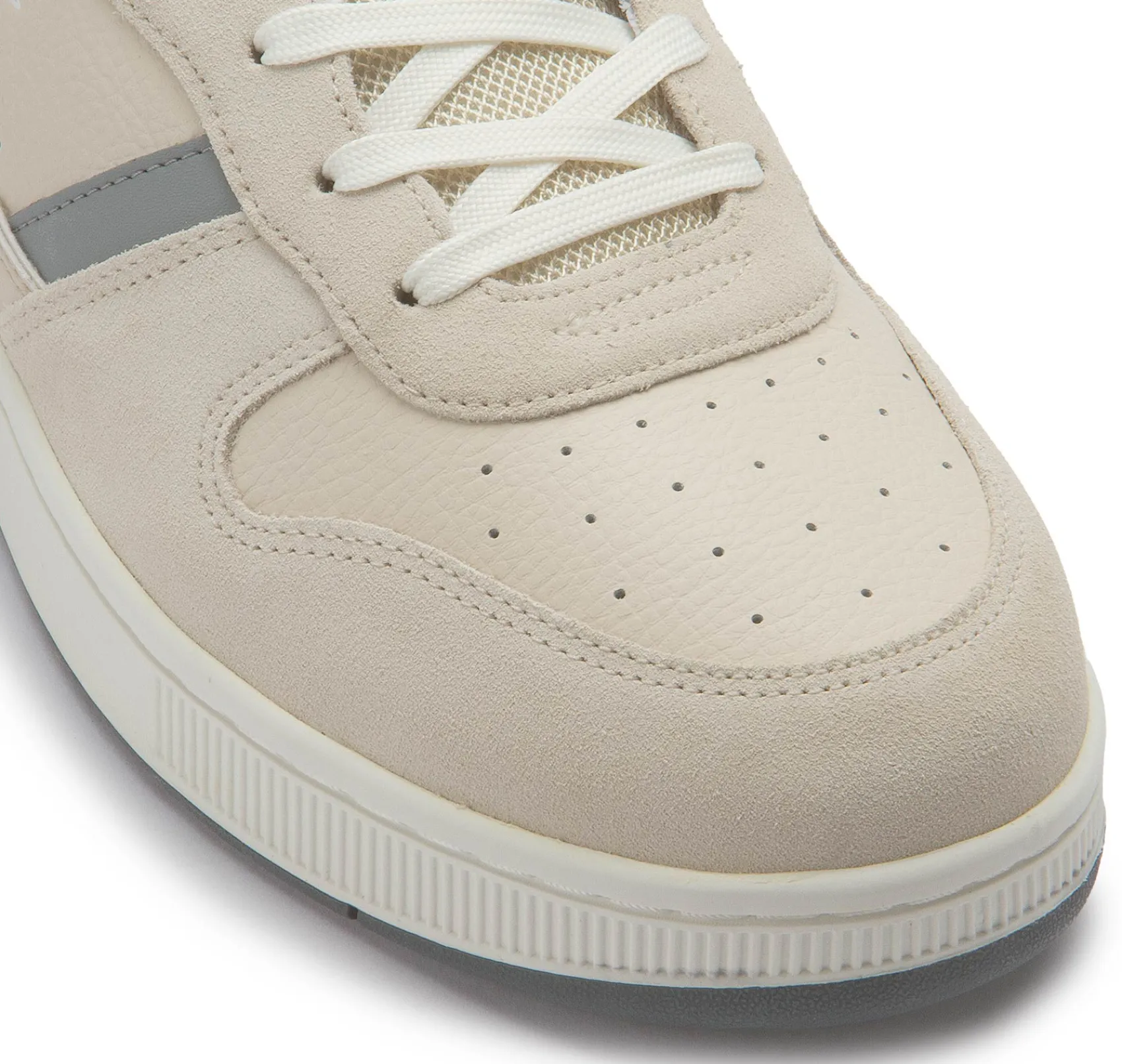 Sneaker|Schnürschuhe|Lacoste Sneaker in Übergrößen Beige