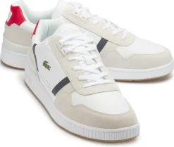 Sneaker|Schnürschuhe|Lacoste Sneaker in Übergrößen Weiß