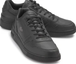 Sneaker|Schnürschuhe|Lacoste Sneaker in Übergrößen Schwarz