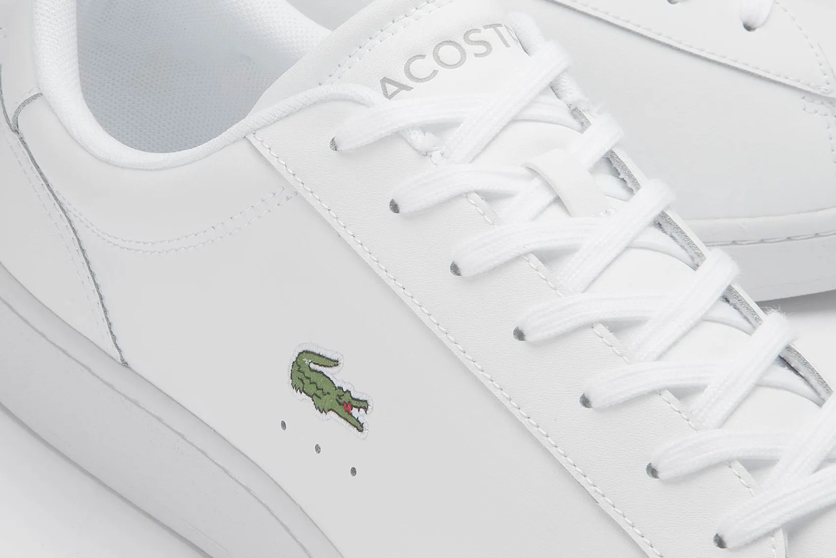 Sneaker|Schnürschuhe|Lacoste Sneaker in Übergrößen Weiß