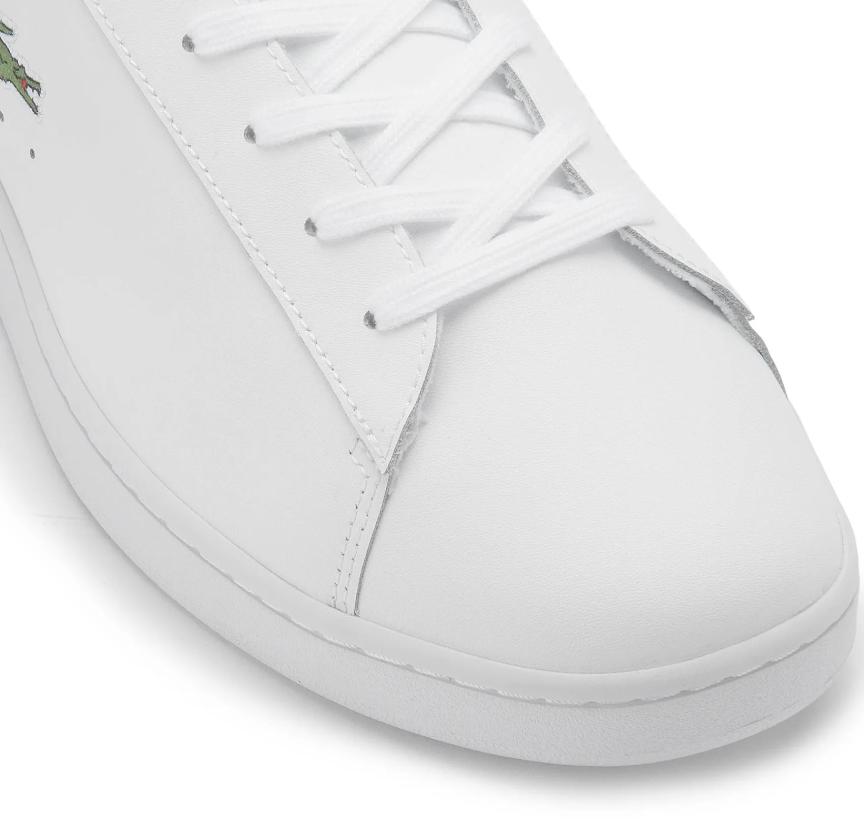 Sneaker|Schnürschuhe|Lacoste Sneaker in Übergrößen Weiß