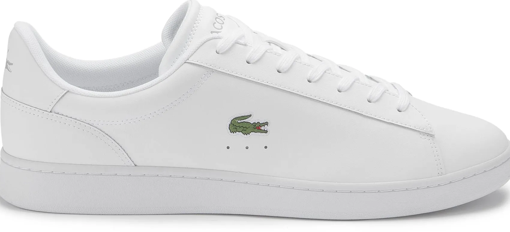 Sneaker|Schnürschuhe|Lacoste Sneaker in Übergrößen Weiß