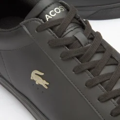 Sneaker|Schnürschuhe|Lacoste Sneaker in Übergrößen Schwarz