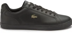 Sneaker|Schnürschuhe|Lacoste Sneaker in Übergrößen Schwarz