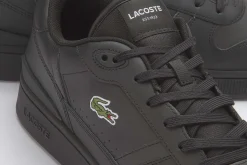Sneaker|Schnürschuhe|Lacoste Sneaker in Übergrößen Schwarz