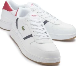 Sneaker|Schnürschuhe|Lacoste Sneaker in Übergrößen Weiß