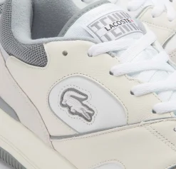 Sneaker|Schnürschuhe|Lacoste Sneaker in Übergrößen Weiß