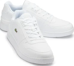 Sneaker|Schnürschuhe|Lacoste Sneaker in Übergrößen Weiß