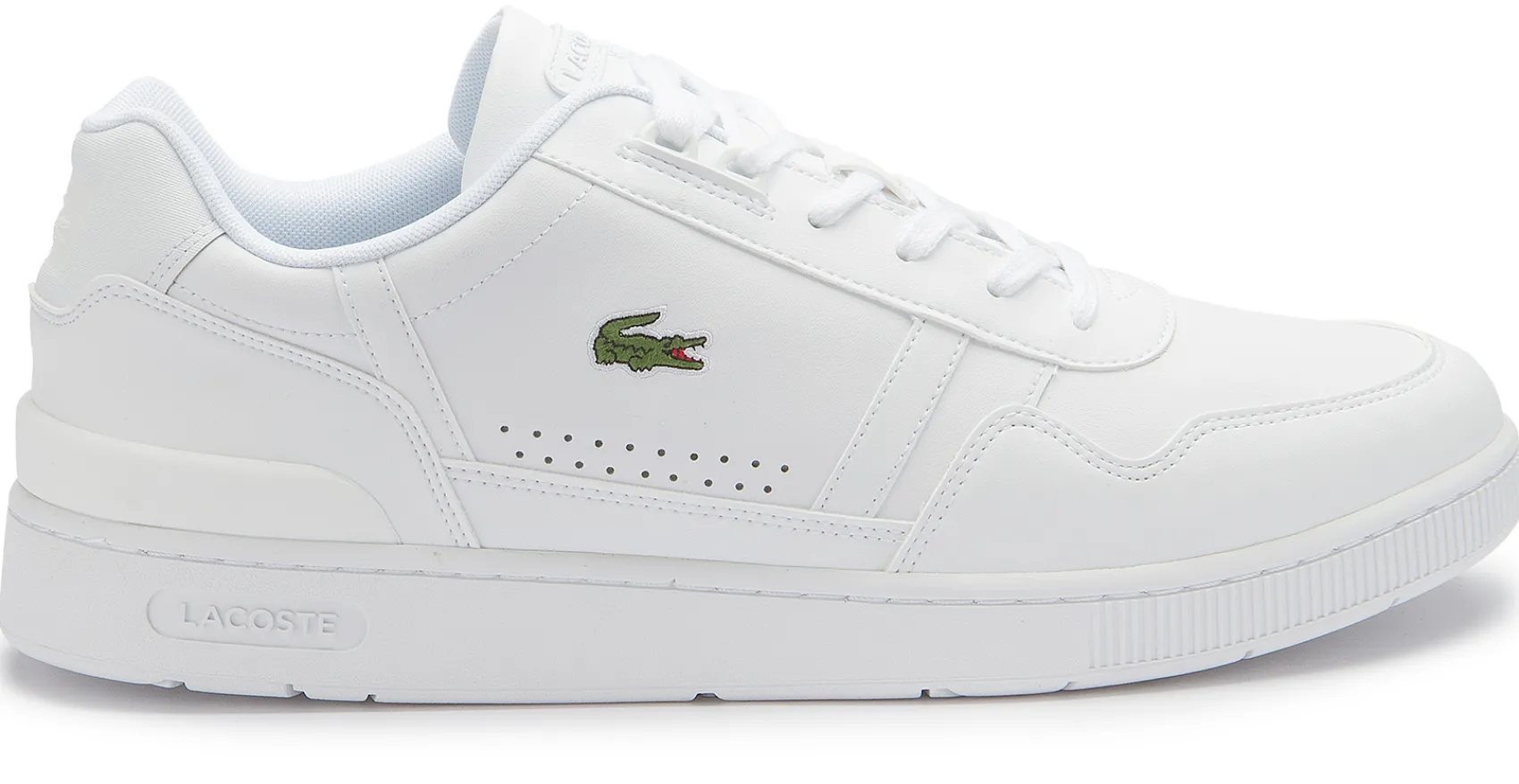 Sneaker|Schnürschuhe|Lacoste Sneaker in Übergrößen Weiß