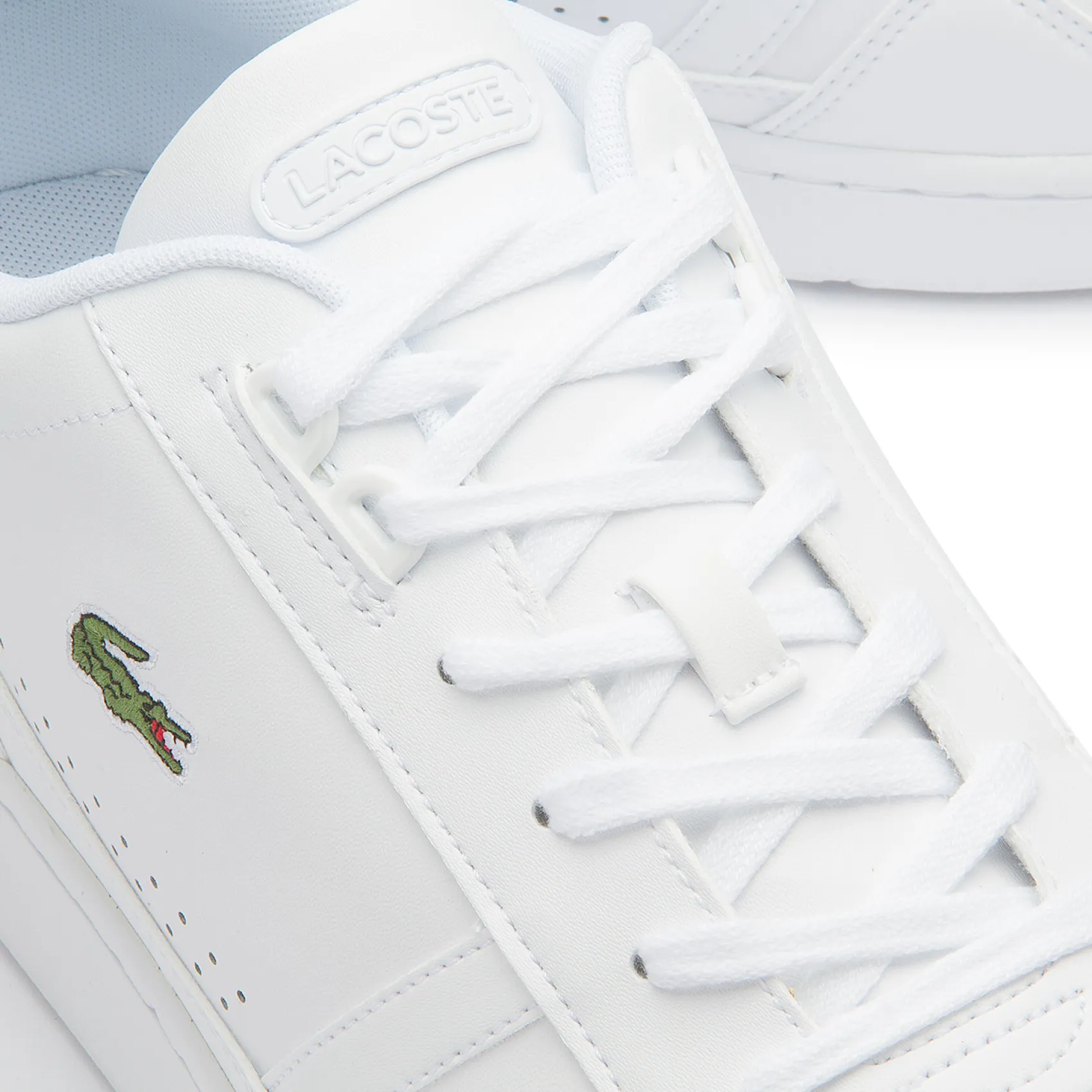 Sneaker|Schnürschuhe|Lacoste Sneaker in Übergrößen Weiß