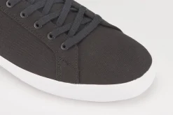 Sneaker|Leinenschuhe|Lacoste Sneaker in Übergrößen Schwarz