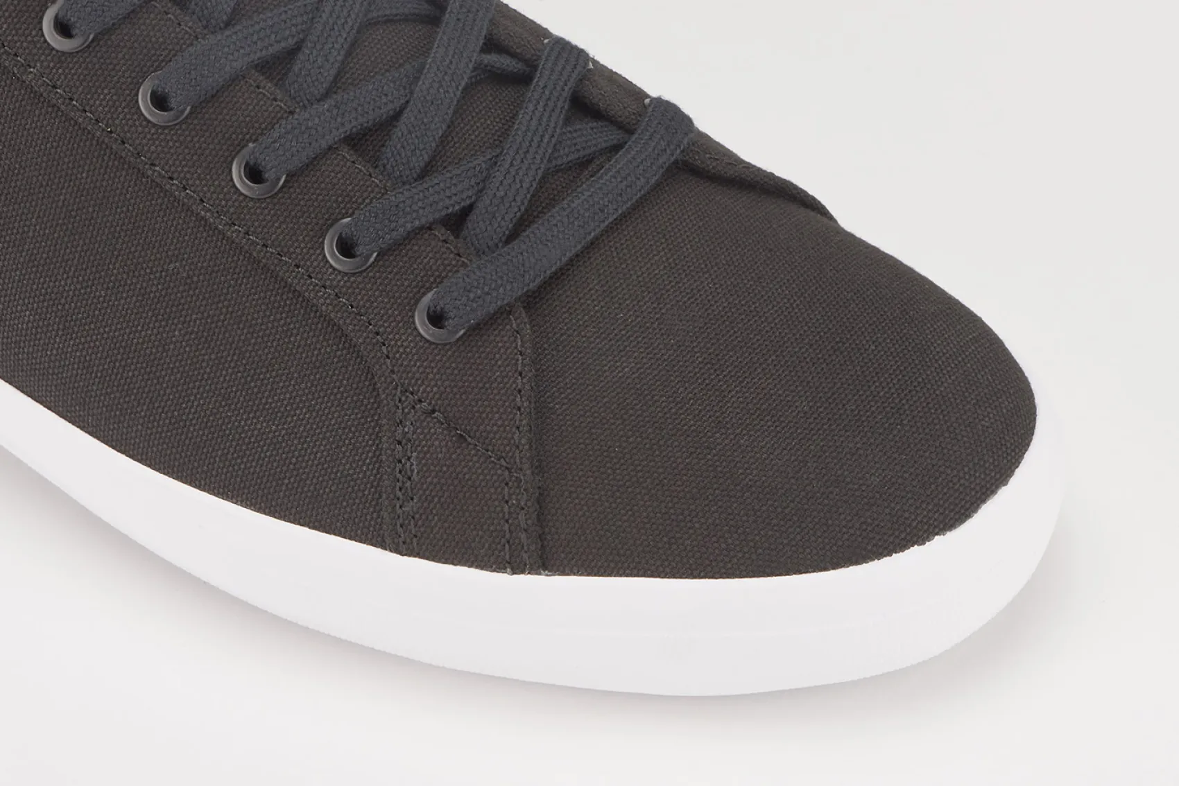 Sneaker|Leinenschuhe|Lacoste Sneaker in Übergrößen Schwarz