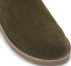Stiefeletten|Boots|Horsch Schuhe Lammfell-Boot in Übergrößen Grün