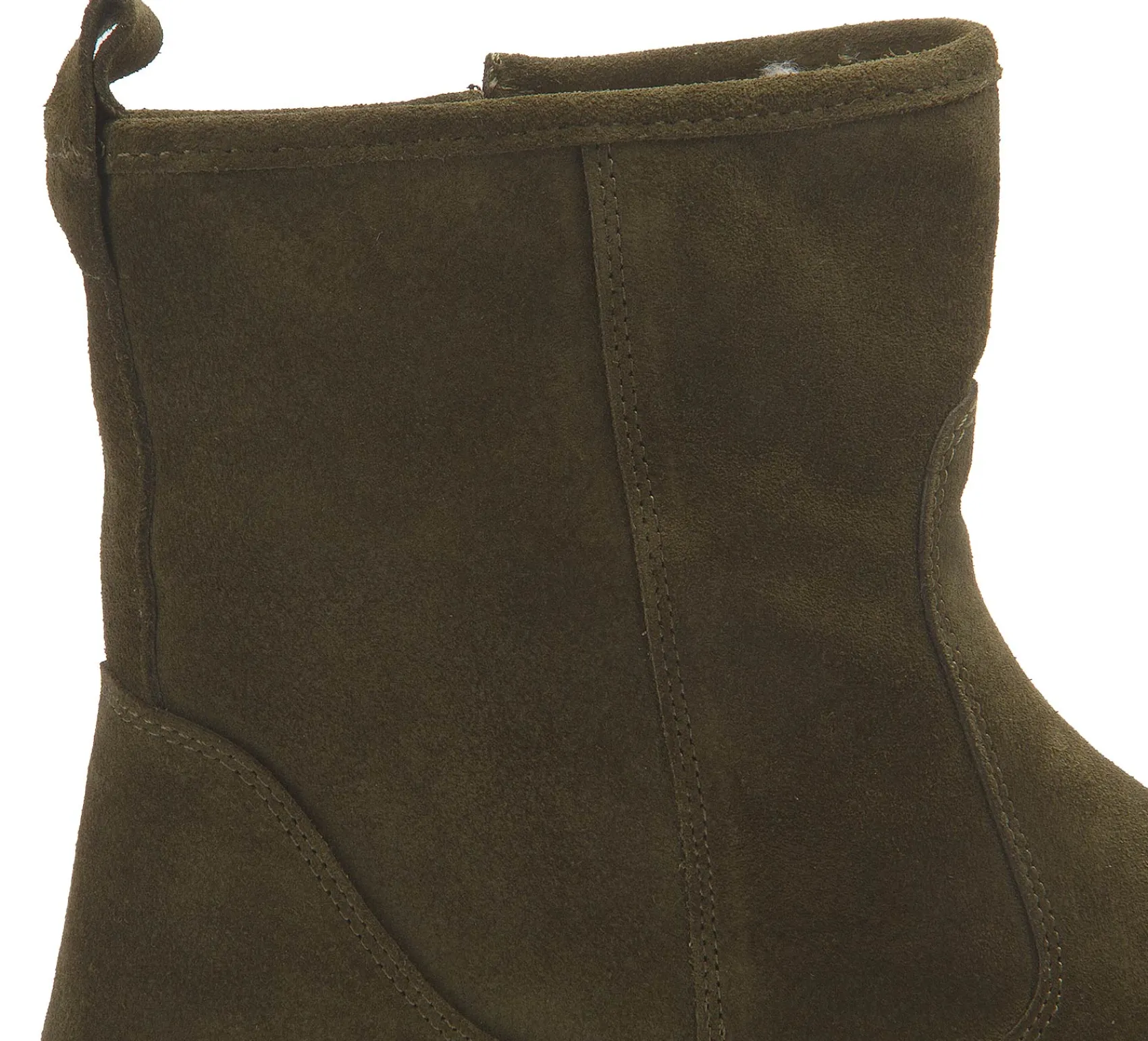 Stiefeletten|Boots|Horsch Schuhe Lammfell-Boot in Übergrößen Grün