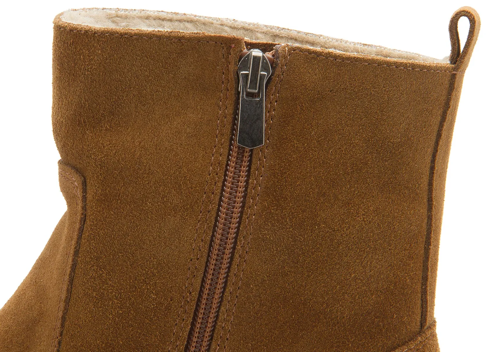 Stiefeletten|Boots|Horsch Schuhe Lammfell-Boot in Übergrößen Braun