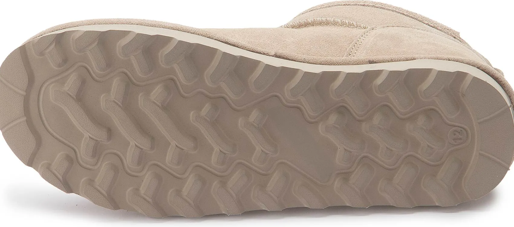 Stiefeletten|Boots|Bearpaw Lammfell-Boot in Übergrößen Beige