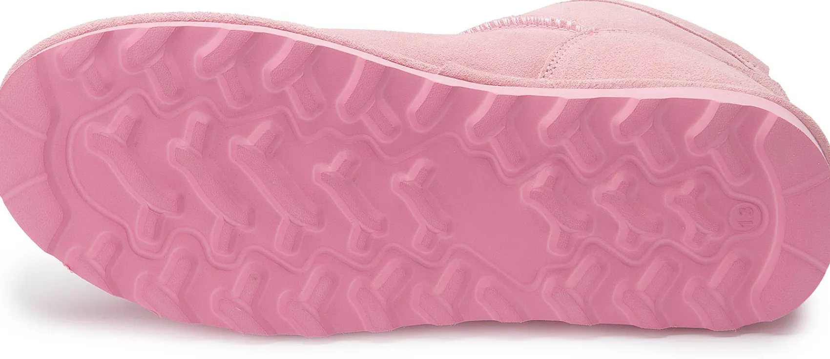 Stiefeletten|Boots|Bearpaw Lammfell-Boot in Übergrößen Rosa