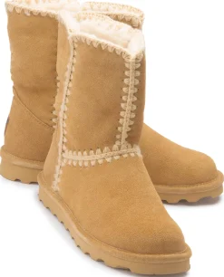 Stiefeletten|Boots|Bearpaw Lammfell-Boot in Übergrößen