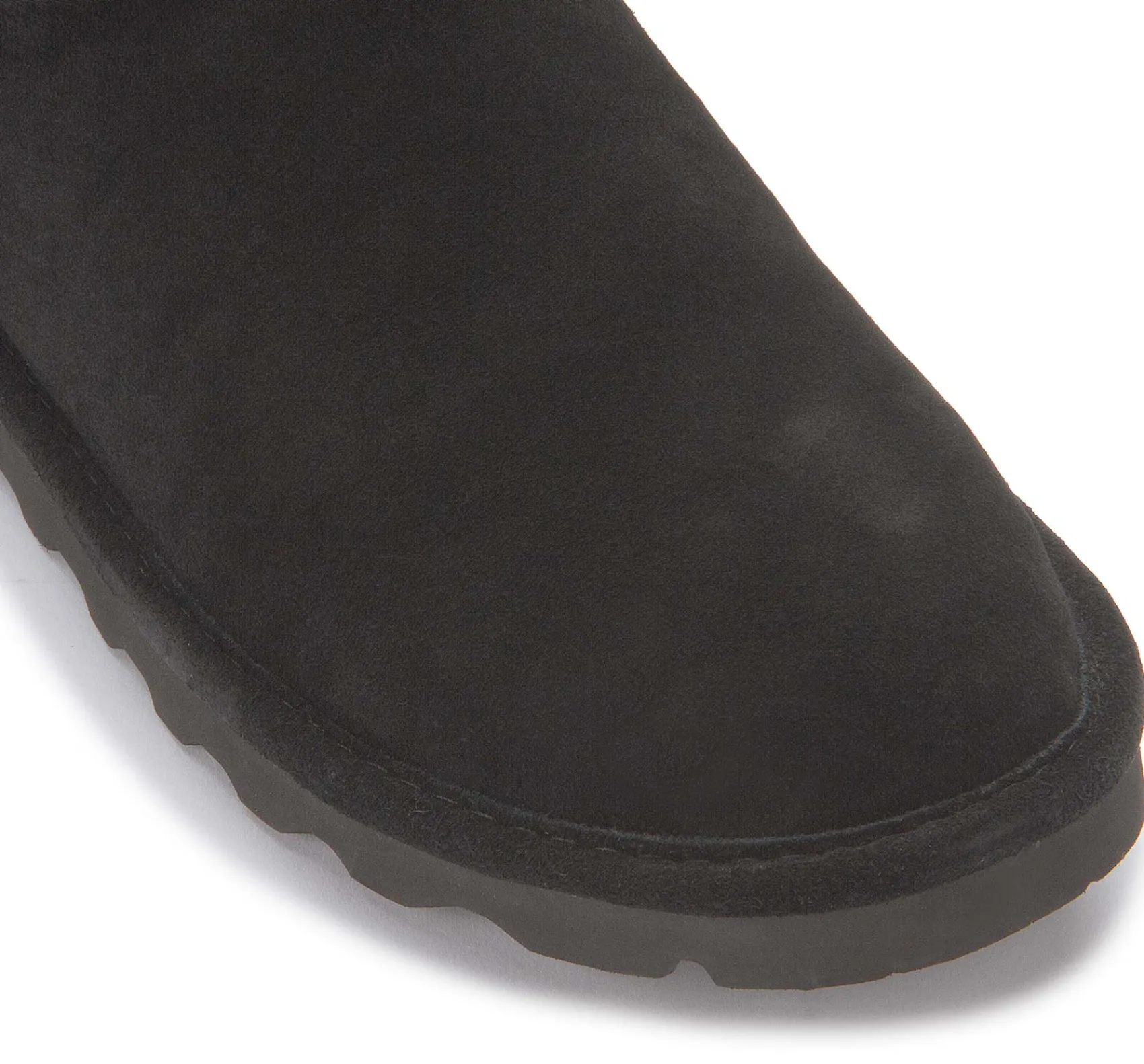 Stiefeletten|Boots|Bearpaw Lammfell-Boot in Übergrößen Schwarz
