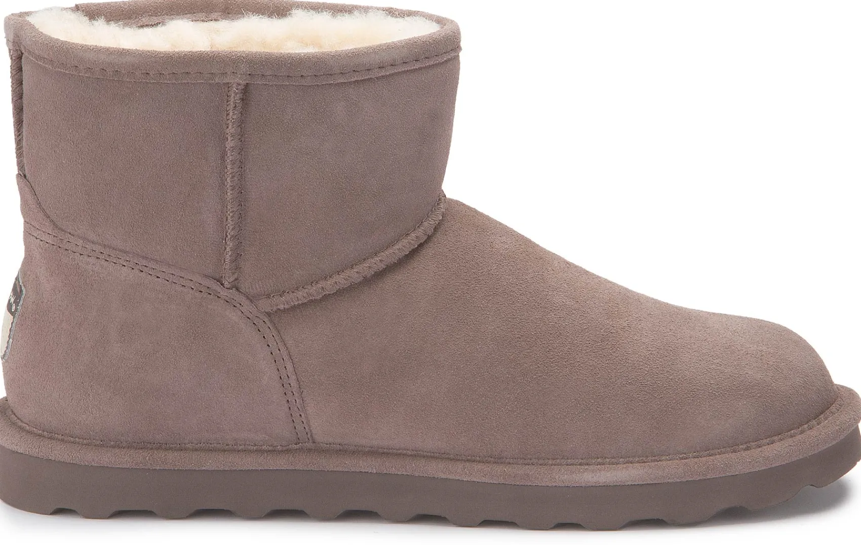 Stiefeletten|Boots|Bearpaw Lammfell-Boot in Übergrößen Grau