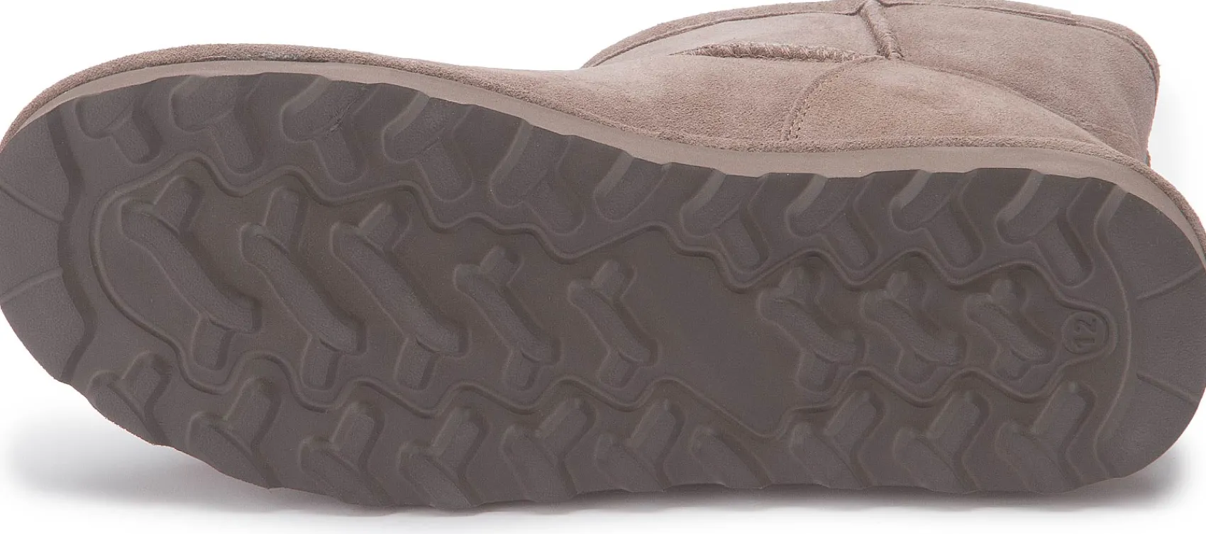 Stiefeletten|Boots|Bearpaw Lammfell-Boot in Übergrößen Grau