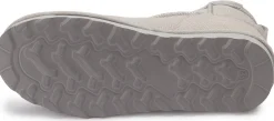 Stiefeletten|Boots|Bearpaw Lammfell-Boot in Übergrößen Grau