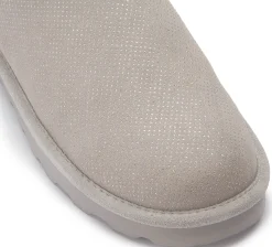 Stiefeletten|Boots|Bearpaw Lammfell-Boot in Übergrößen Grau