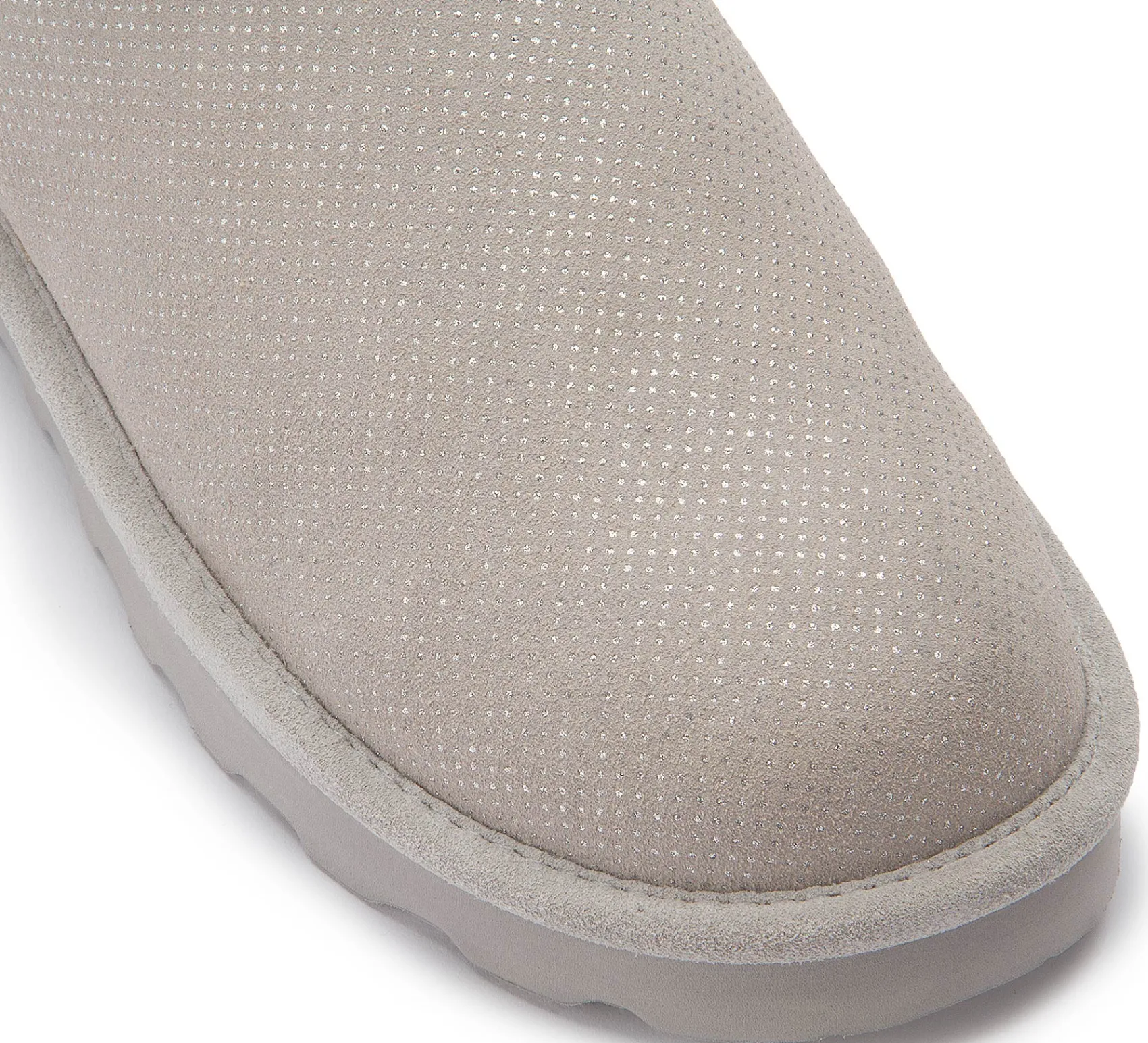 Stiefeletten|Boots|Bearpaw Lammfell-Boot in Übergrößen Grau
