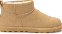 Stiefeletten|Boots|Bearpaw Lammfell-Boot in Übergrößen Beige
