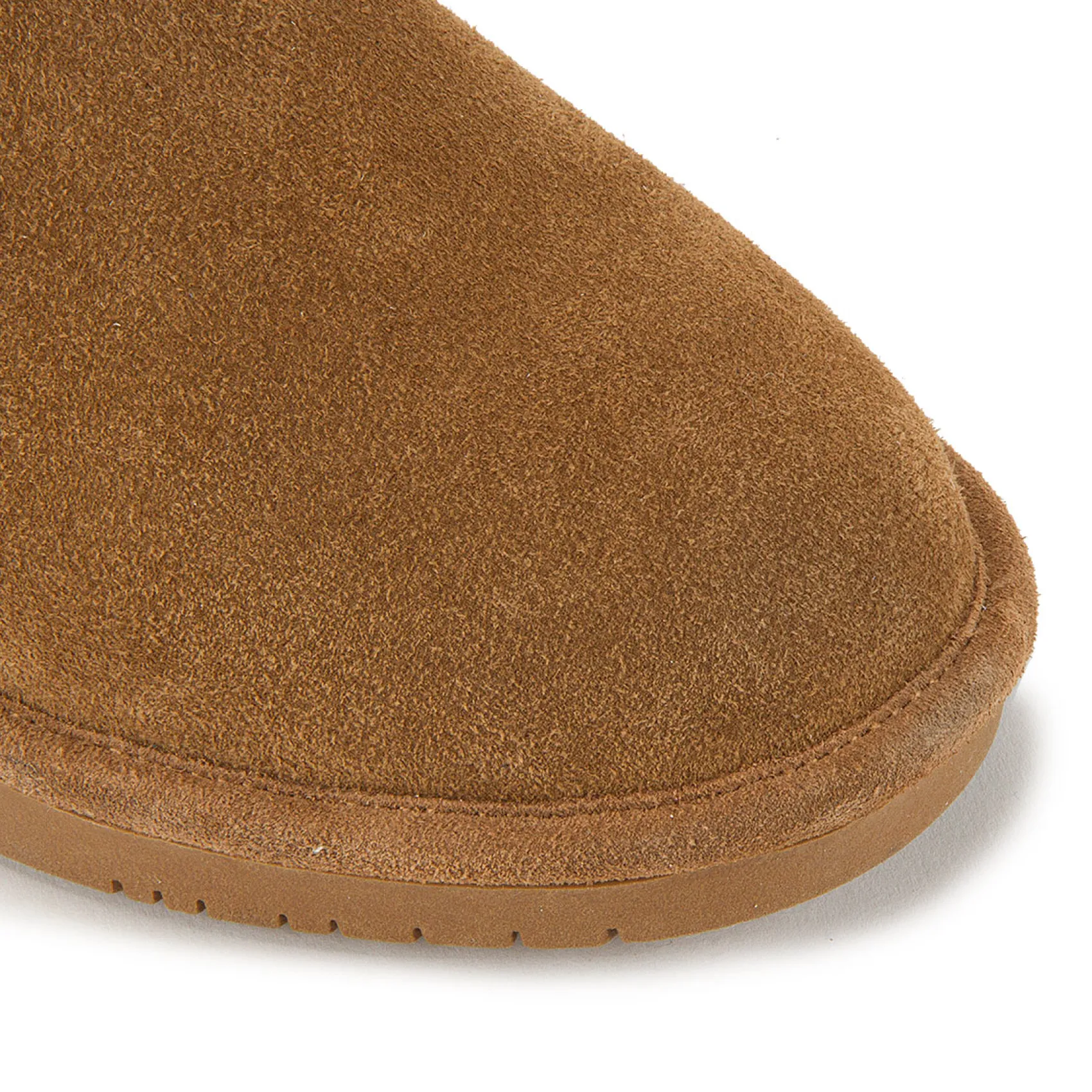 Stiefeletten|Boots|Bearpaw Lammfell-Boot in Übergrößen Braun