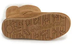 Stiefeletten|Boots|Bearpaw Lammfell-Boot in Übergrößen Braun