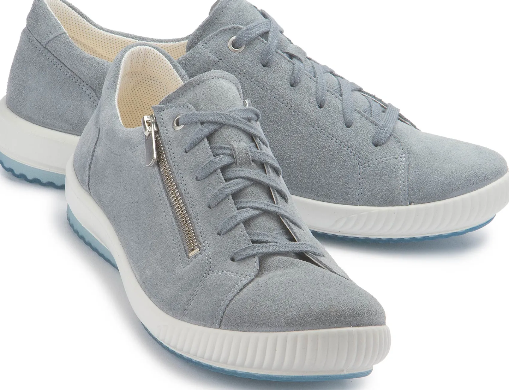 Sneaker|Schnürschuhe|Legero Sneaker in Übergrößen Grau