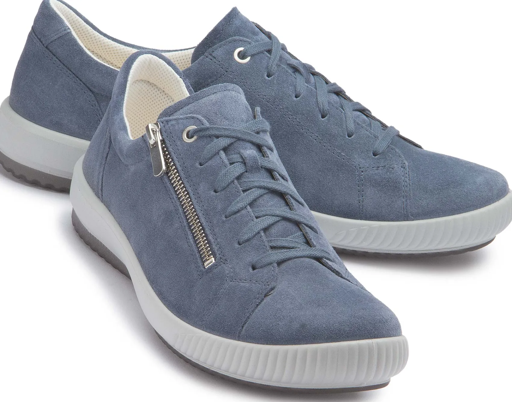 Sneaker|Schnürschuhe|Legero Sneaker in Übergrößen Blau