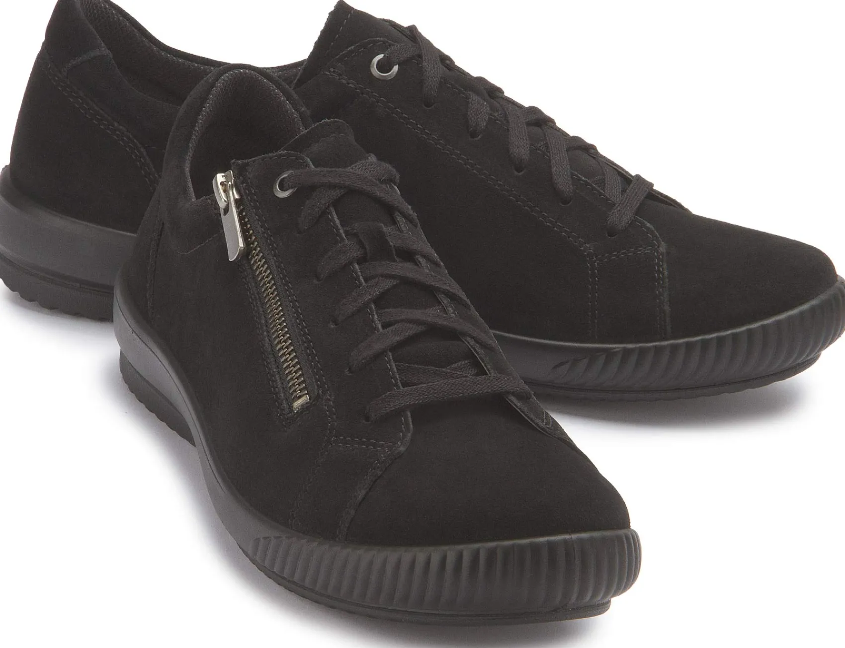 Sneaker|Schnürschuhe|Legero Sneaker in Übergrößen Schwarz