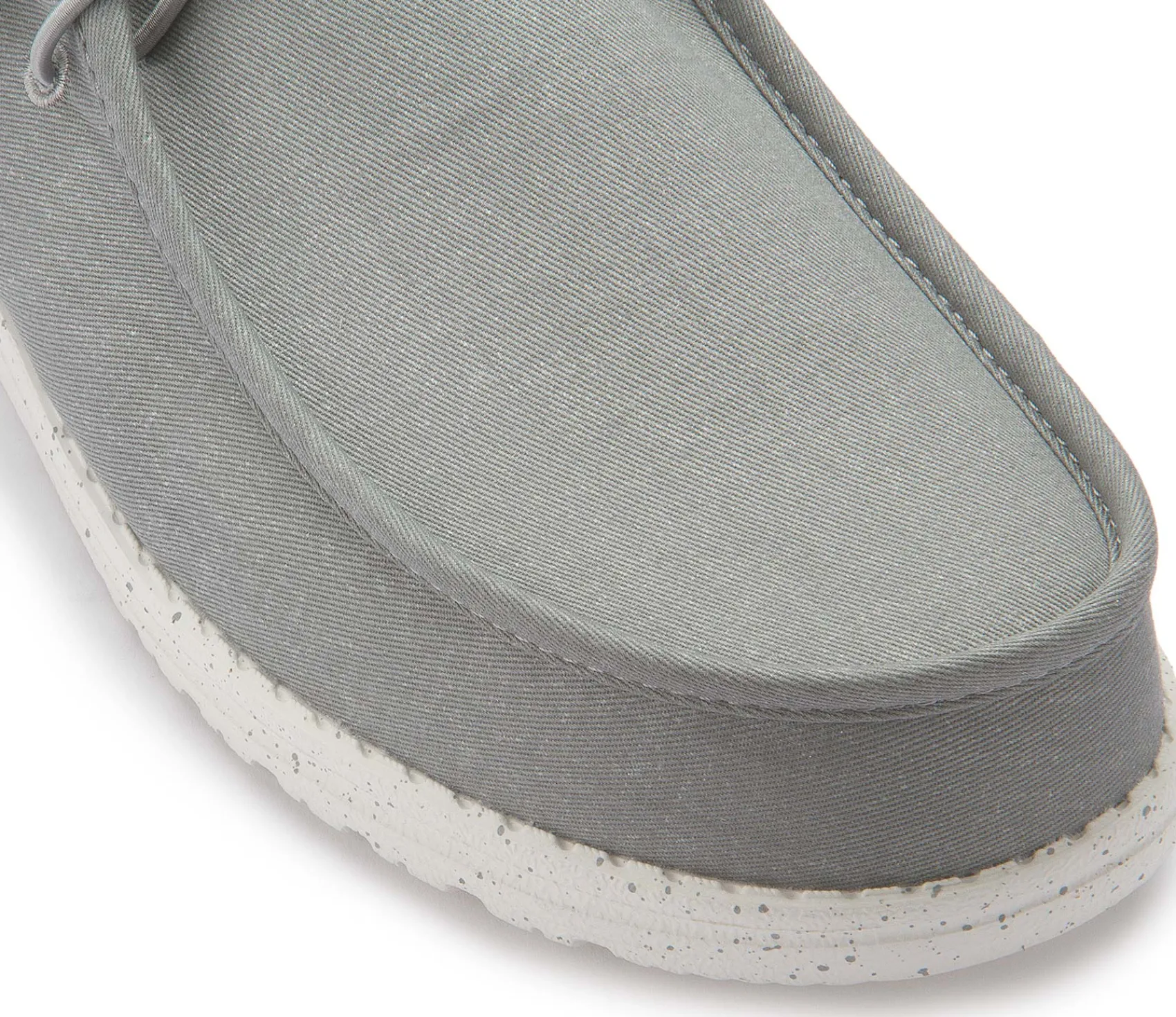 Leinenschuhe|Schnürschuhe|HeyDude Leinenschuh in Übergrößen Grau