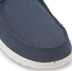 Leinenschuhe|Schnürschuhe|HeyDude Leinenschuh in Übergrößen Blau