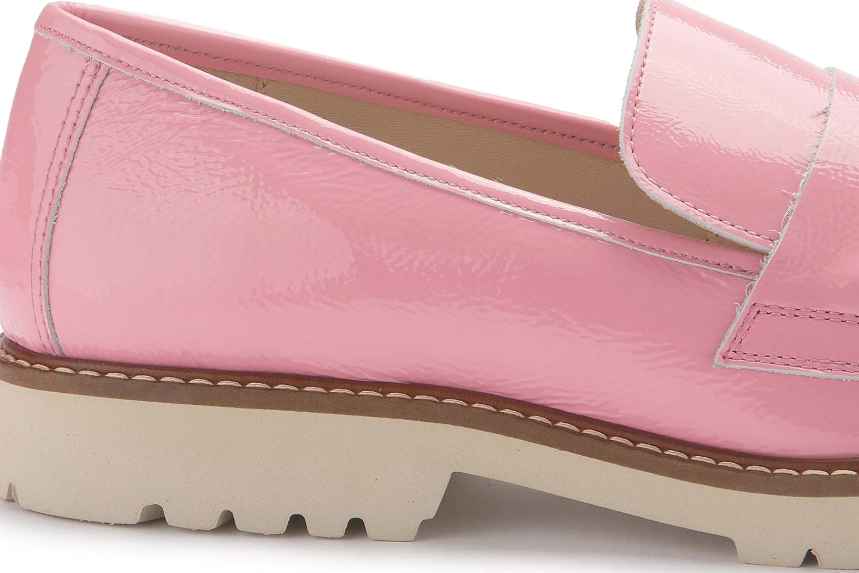 Slipper|Horsch Schuhe Loafer in Übergrößen Rosa
