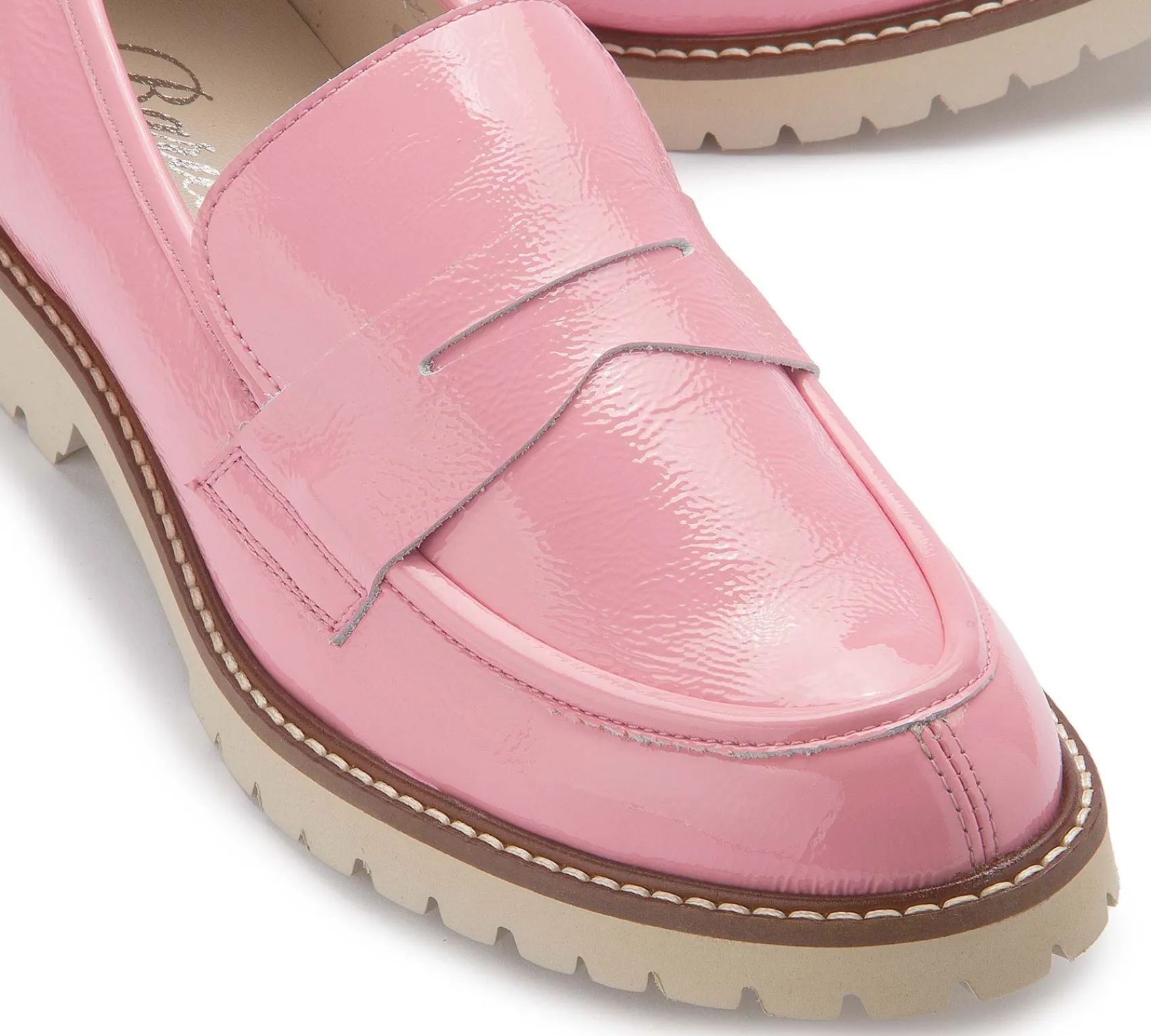 Slipper|Horsch Schuhe Loafer in Übergrößen Rosa