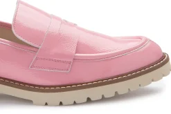 Slipper|Horsch Schuhe Loafer in Übergrößen Rosa
