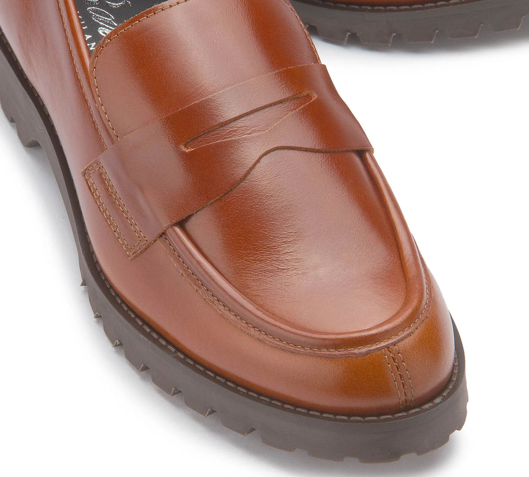 Slipper|Horsch Schuhe Loafer in Übergrößen Braun