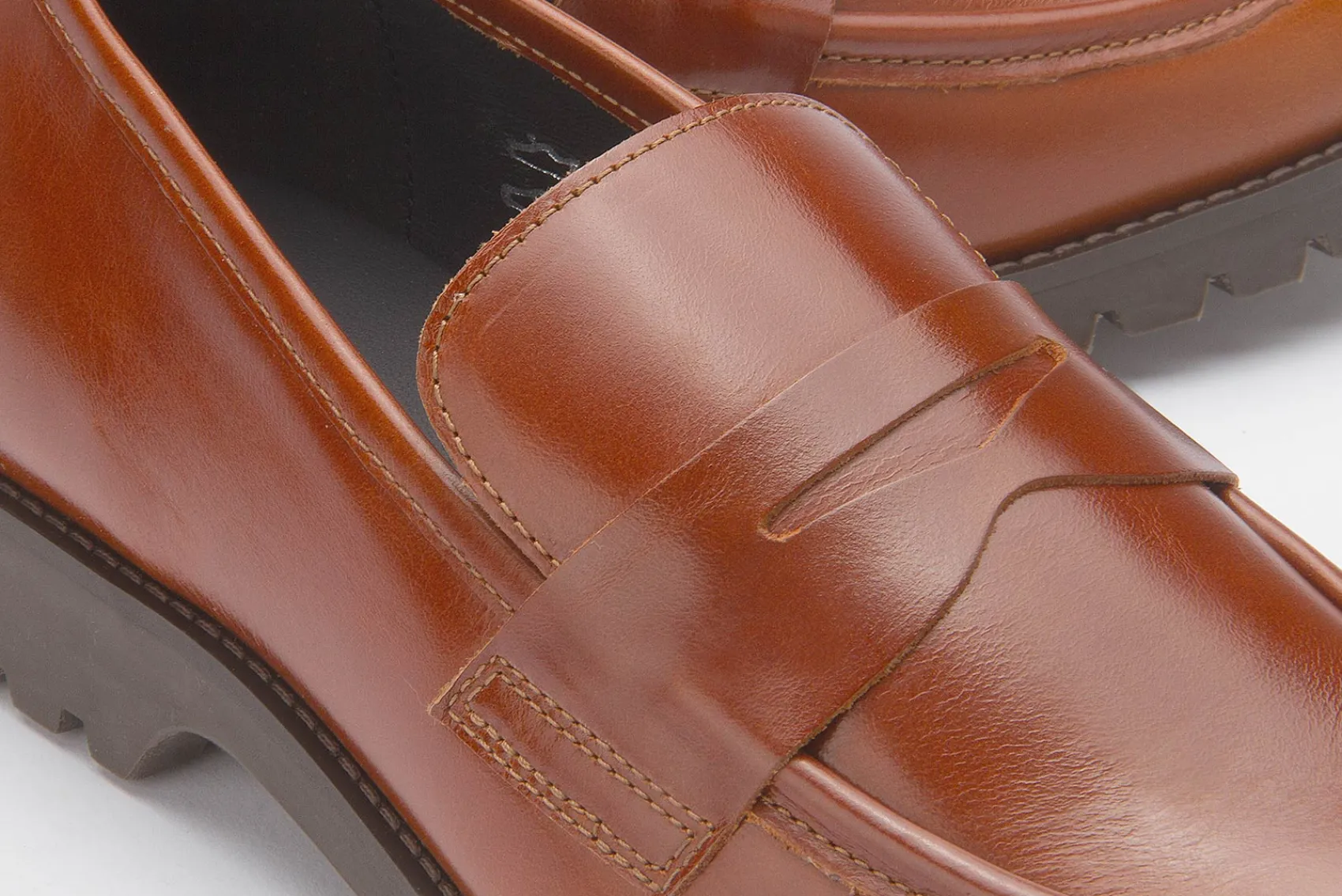 Slipper|Horsch Schuhe Loafer in Übergrößen Braun
