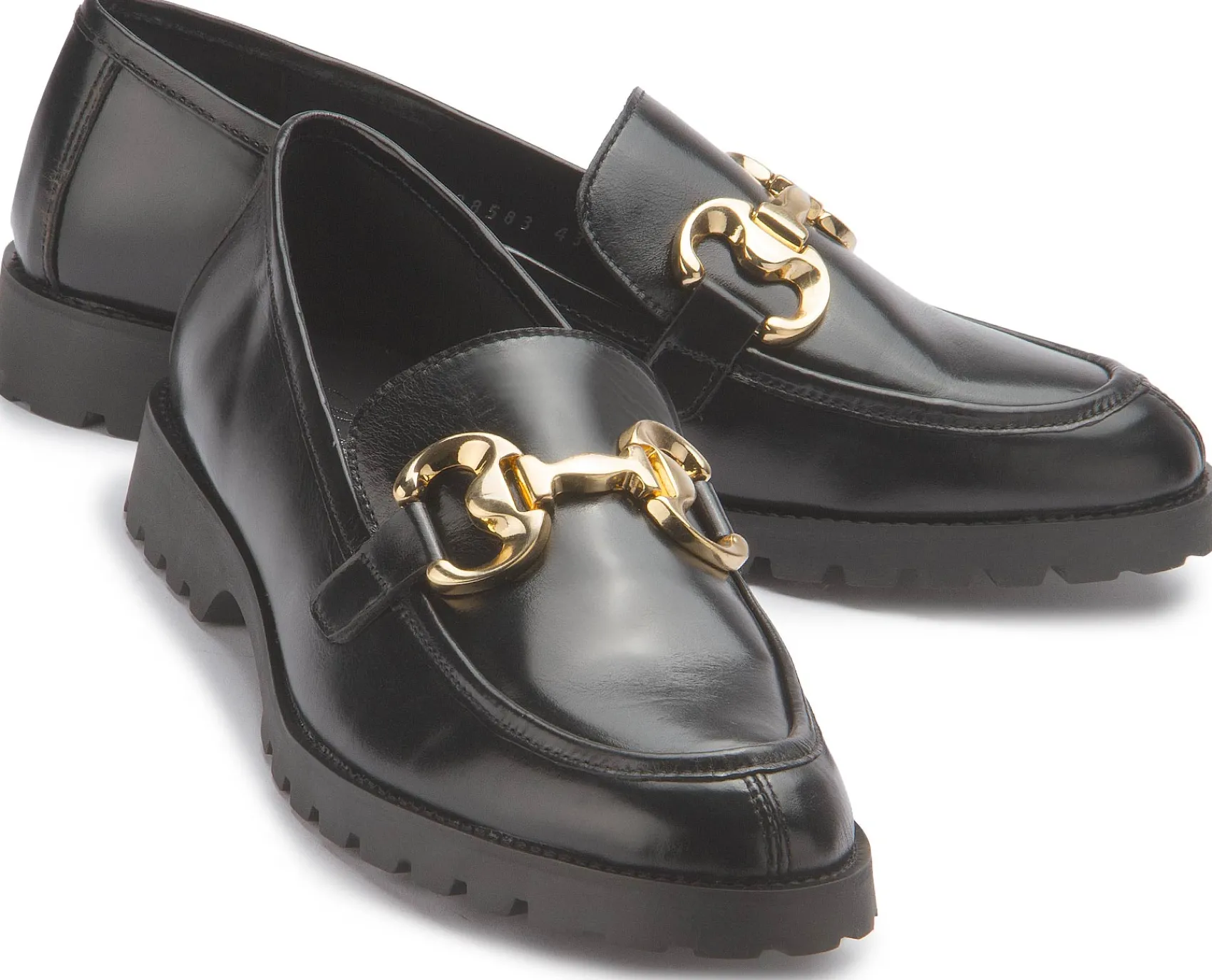 Slipper|Horsch Schuhe Loafer in Übergrößen Schwarz