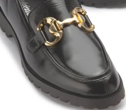 Slipper|Horsch Schuhe Loafer in Übergrößen Schwarz