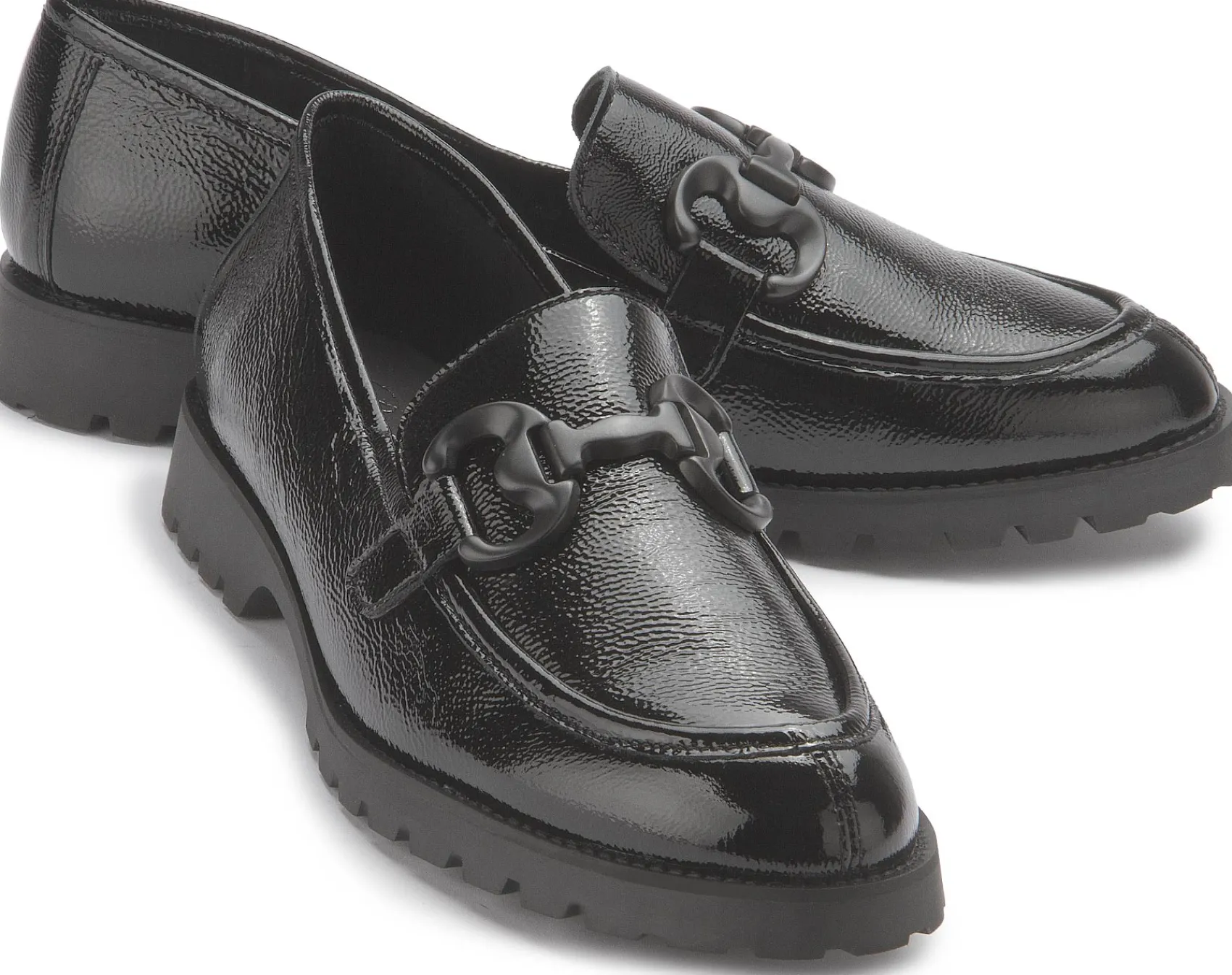 Slipper|Horsch Schuhe Loafer in Übergrößen Schwarz