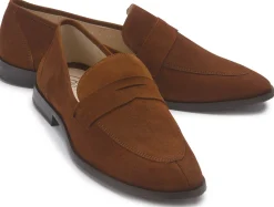 Slipper|Horsch Schuhe Loafer in Übergrößen Braun