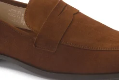 Slipper|Horsch Schuhe Loafer in Übergrößen Braun